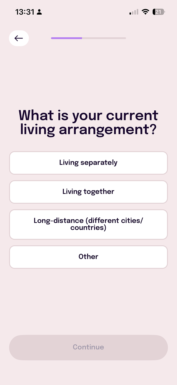 Question: What is your current living arrangement?