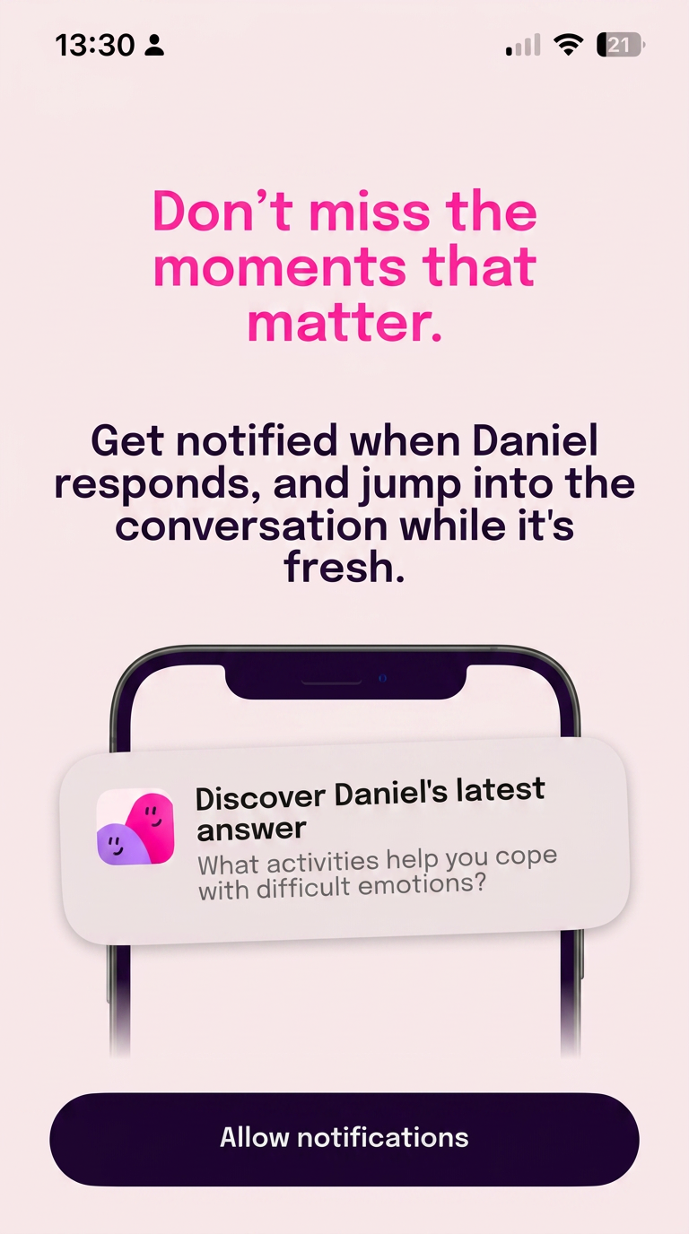 Allow notifications prompt