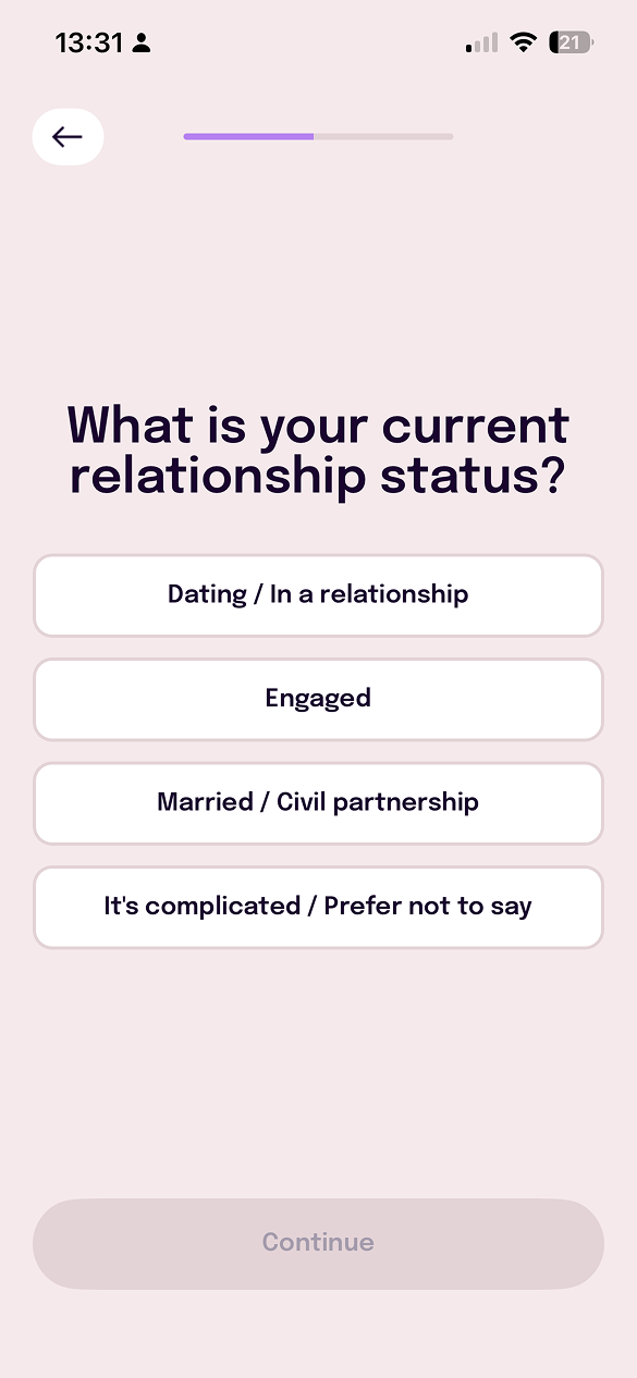 Question: What is your current relationship status?