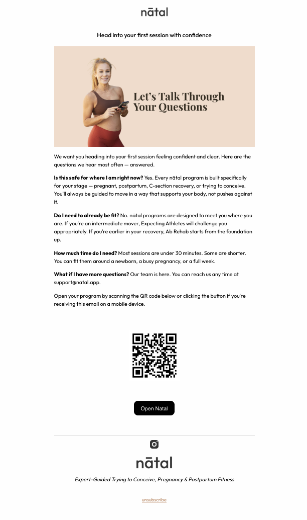 Winback email 3 for postpartum app